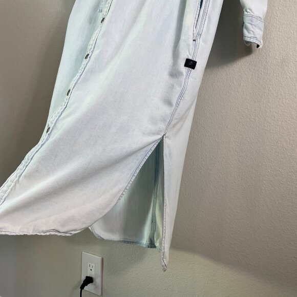 G-STAR RAW Womens Small Modern Arc 3D Shirt Light Wt Luda Denim Dress - Picture 12 of 16